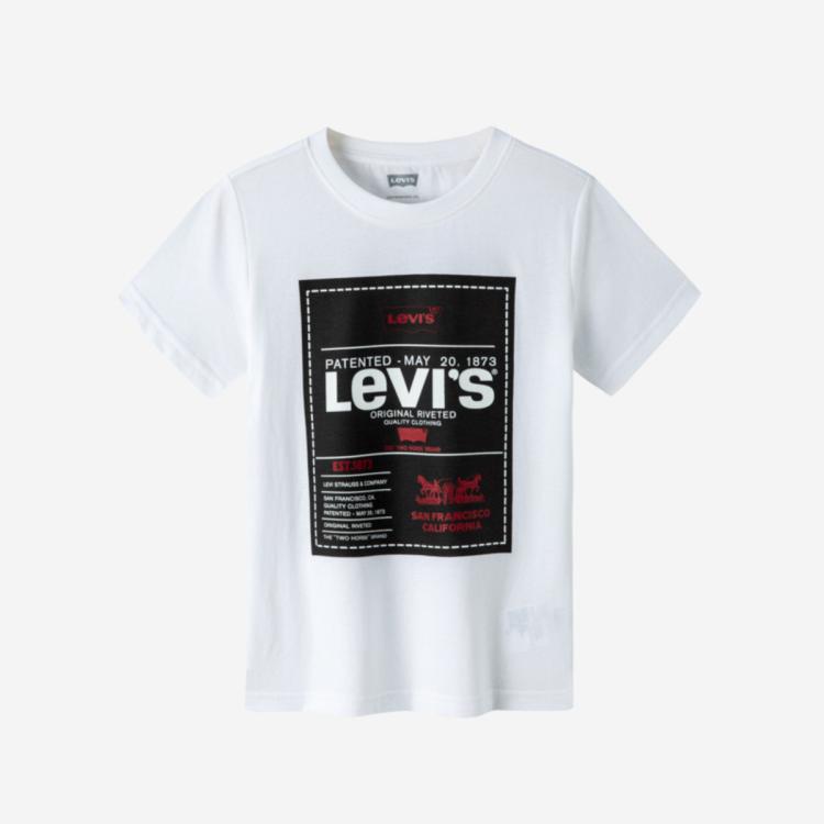 Levi's 李维斯 男童轻薄复古印花短袖T恤 61元（需用券）