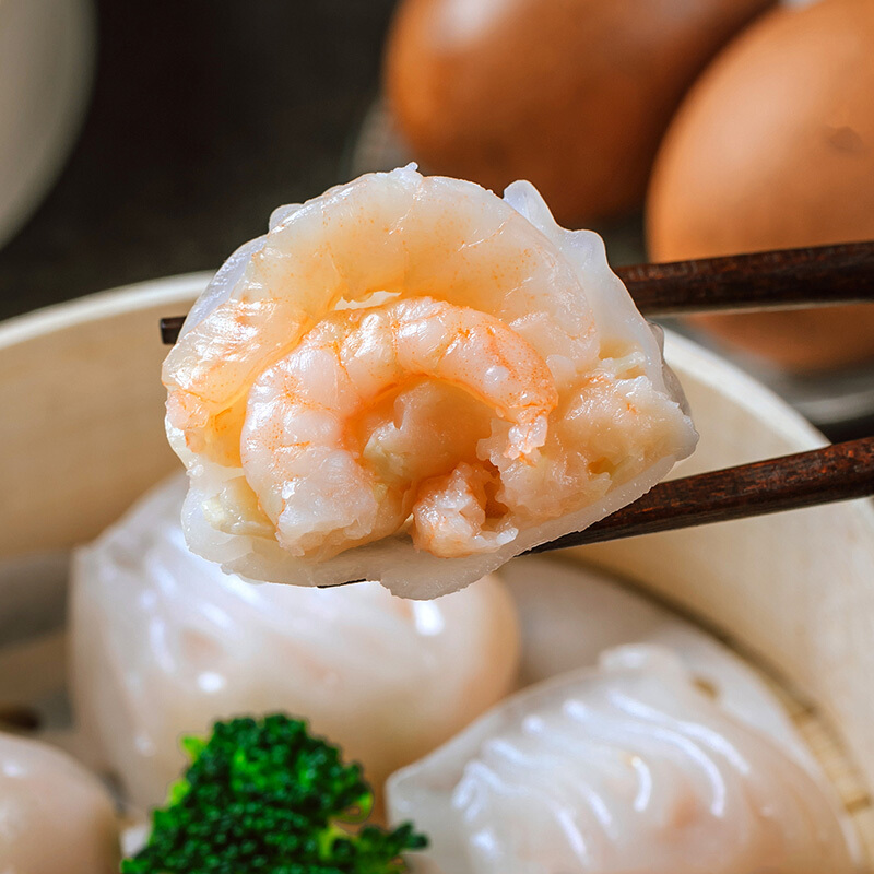 国联 水晶虾饺冬笋味 1kg共49支 54.9元