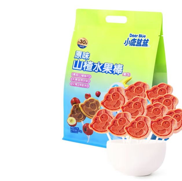 小鹿蓝蓝 山楂水果棒 原味 315g 16.9元(需用券)