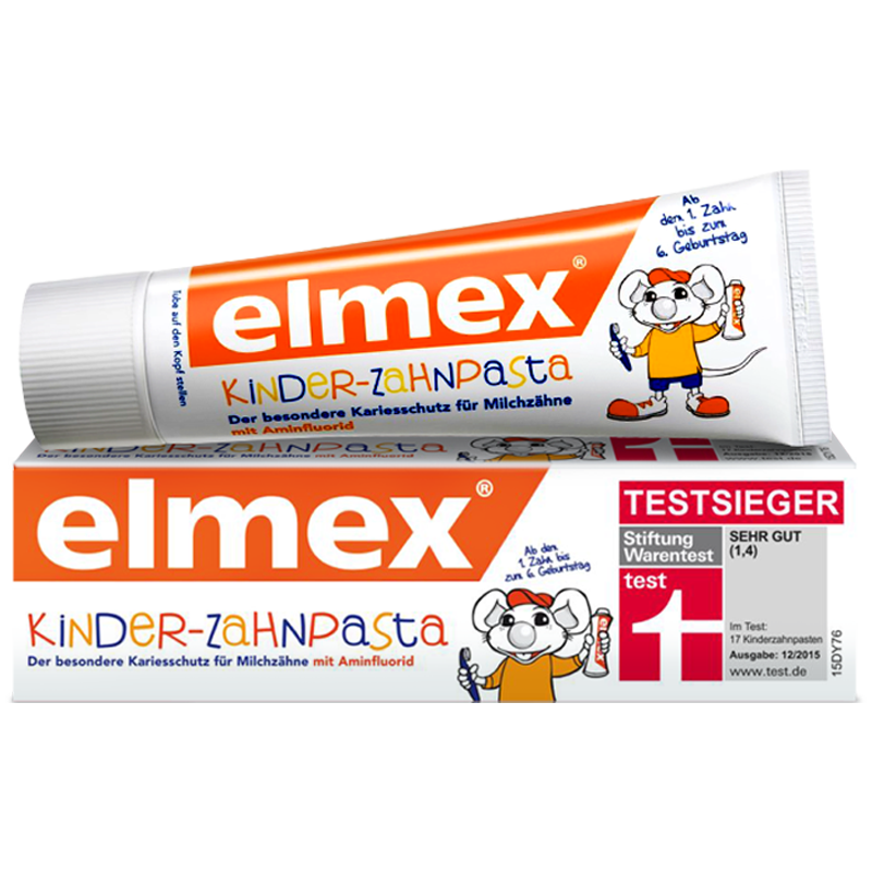 PLUS会员，需首购，概率卷，需凑单：ELMEX艾美适 宝宝儿童牙膏 25.95元包邮（需用卷）