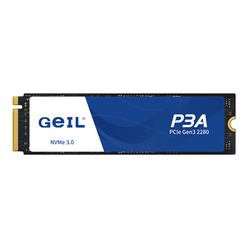 PLUS会员、概率券：GEIL金邦 P3A 固态硬盘 500GB M.2接口PCIe 3.0（NVMe协议） 189.05