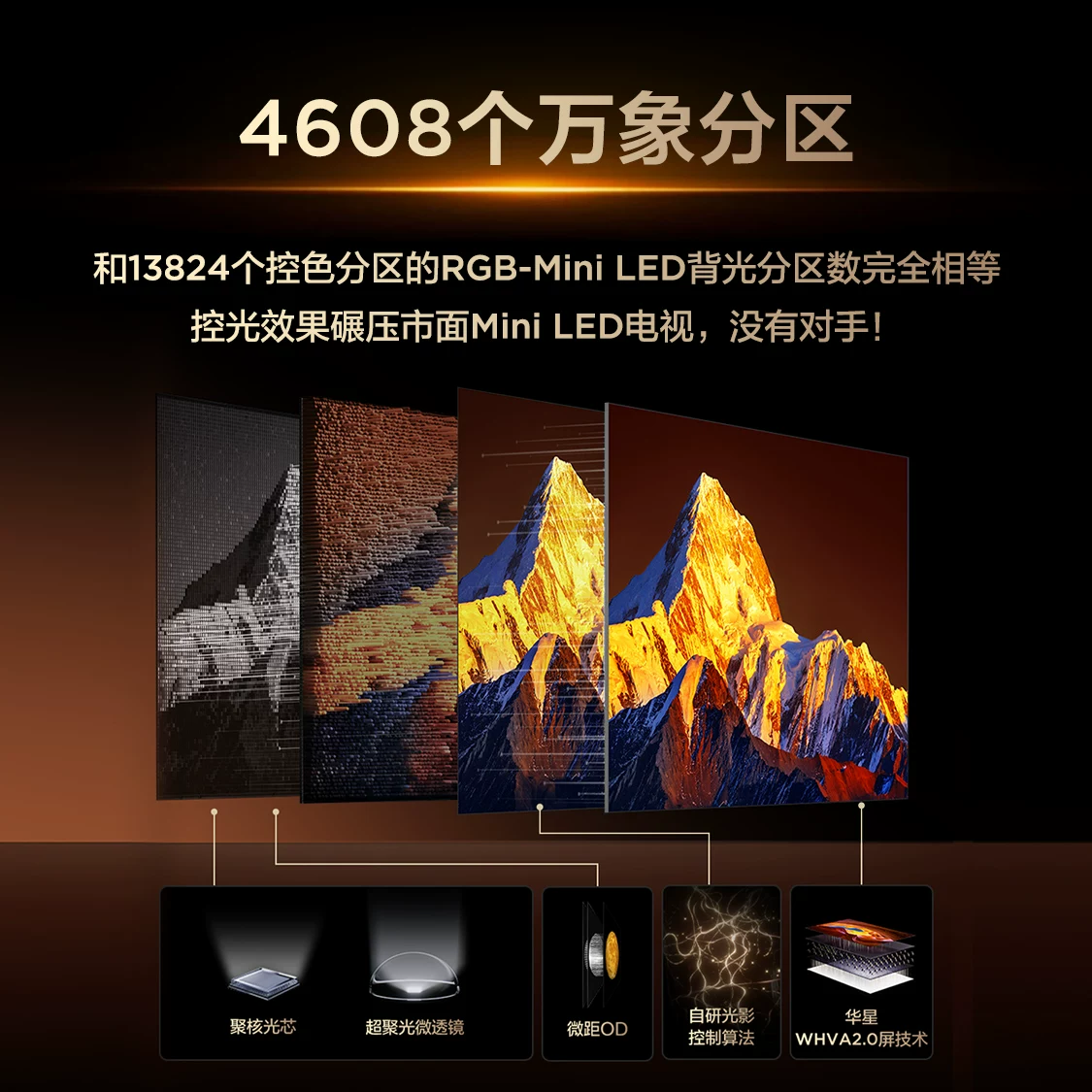 TCL 电视 75Q10M Pro 75英寸 SQD-Mini LED 100%全局高色域 11486元 - 线报酷