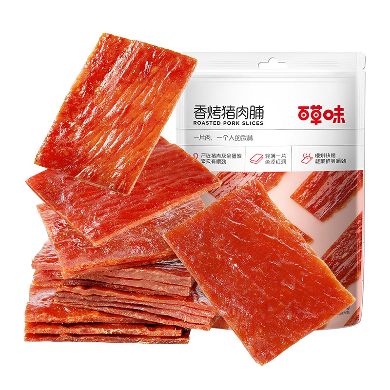 Be&Cheery 百草味 香烤猪肉铺 150g 14.16元