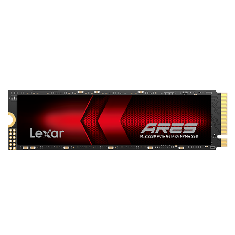 PLUS会员：雷克沙（Lexar）4TB SSD固态硬盘 ARES 战神系列 M.2接口(NVMe协议) PCIe 4.