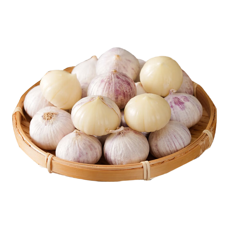金乡大蒜 紫皮独头蒜 2.5-3cm 500g 新鲜大蒜头 9.9元