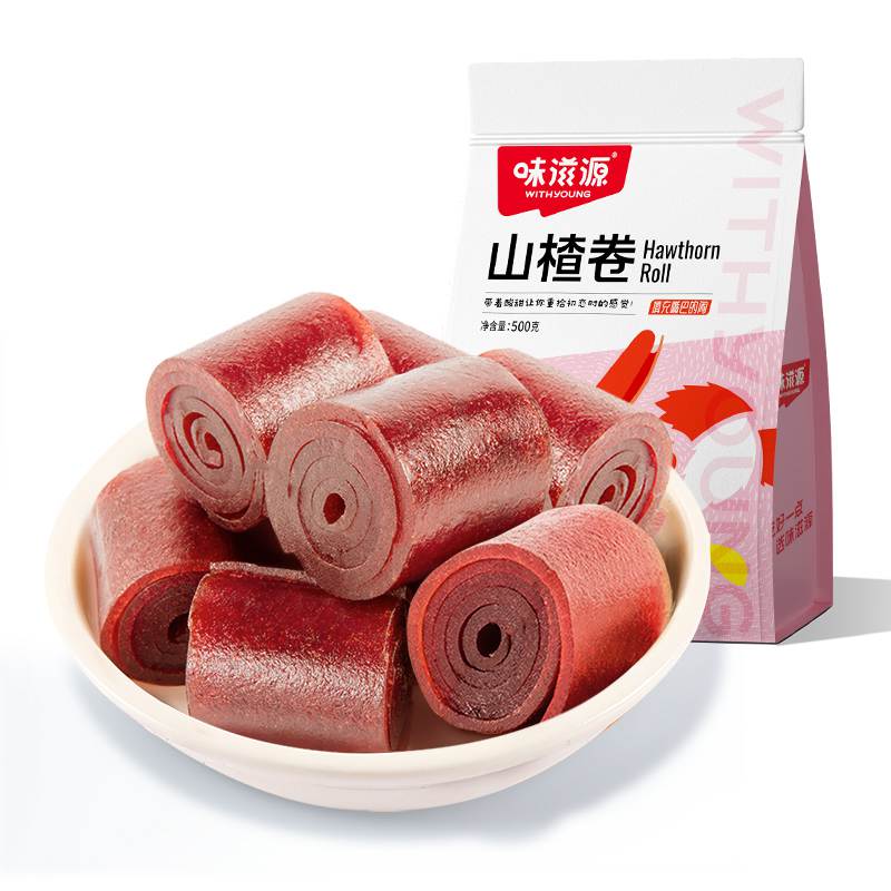 味滋源 山楂片 500g 包装 9.9元