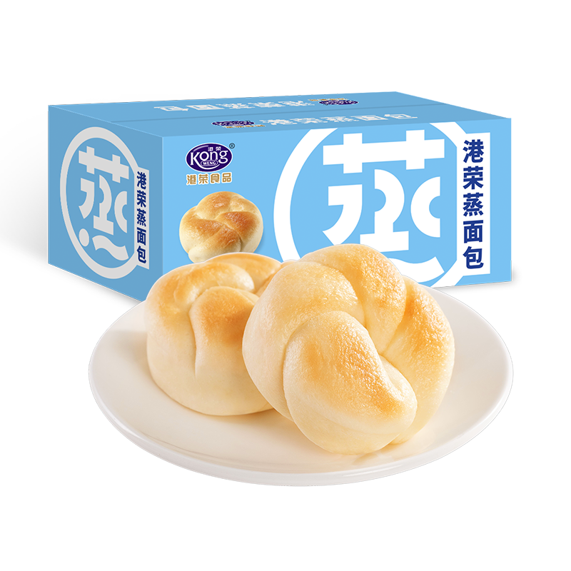 88VIP：Kong WENG 港荣 蒸面包 淡奶味 460g 7.82元（需买3件，共23.465元）