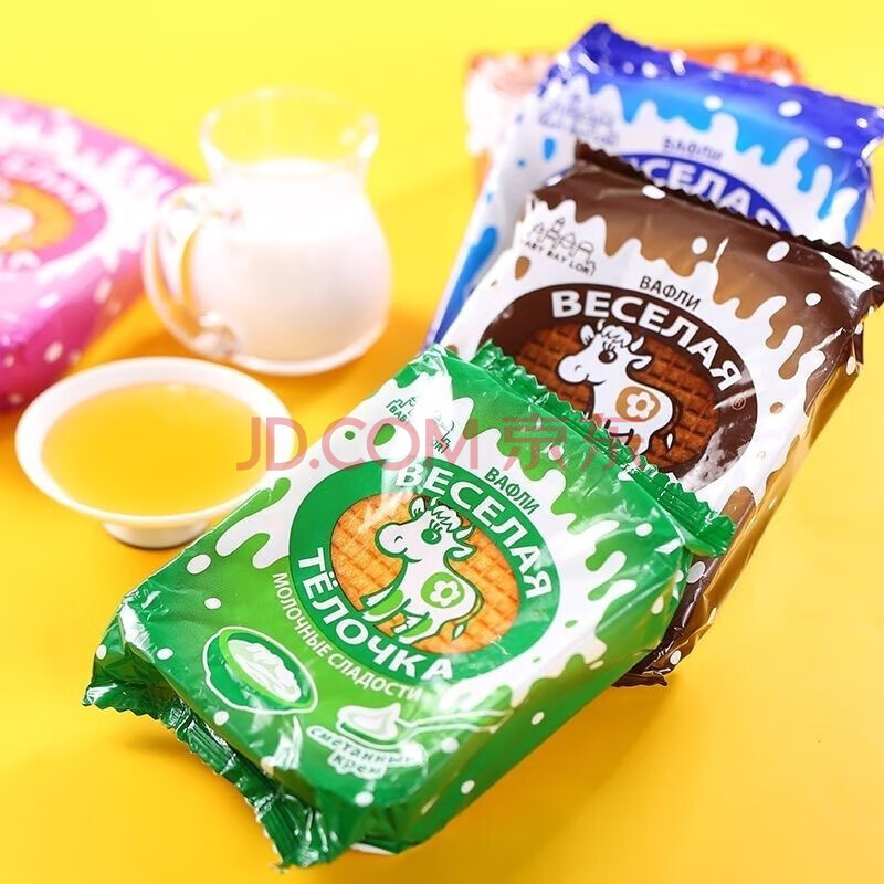 开心牛酸奶油口味拉丝饼干150g ￥3.5