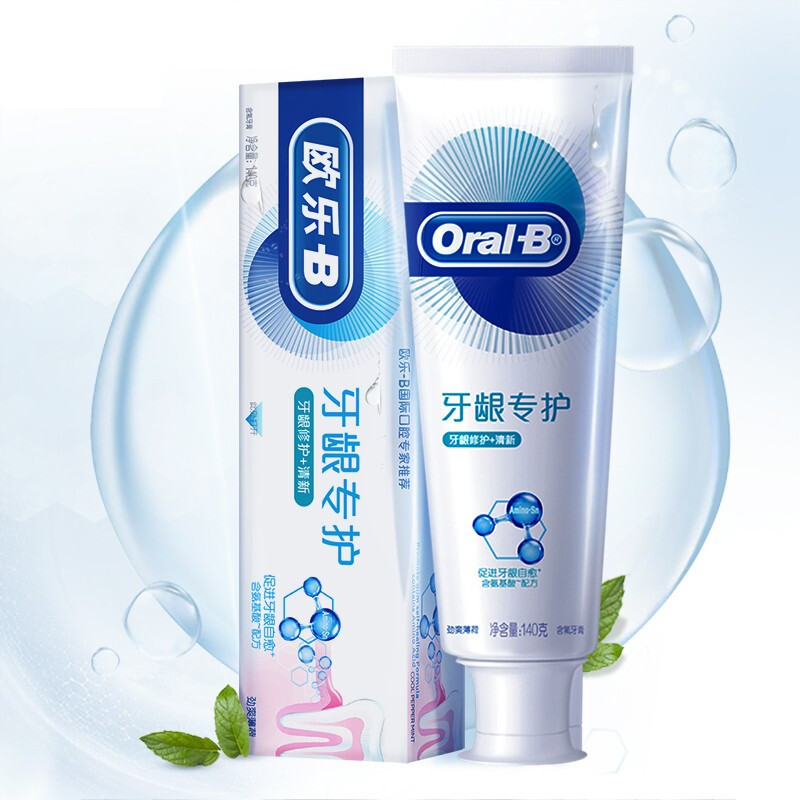 88VIP：Oral-B 欧乐B 牙龈专护牙膏 劲爽薄荷200g 17.72元（需买4件，需用券）