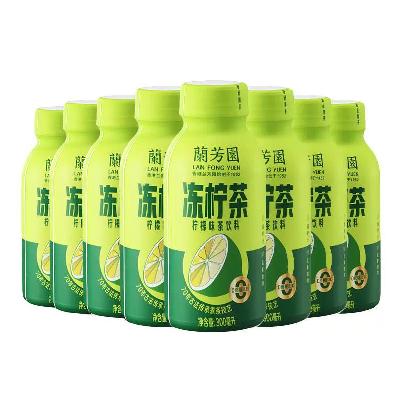 LAN FONG YUEN 兰芳园 港式冻柠茶饮料 300ml*6瓶 ￥17