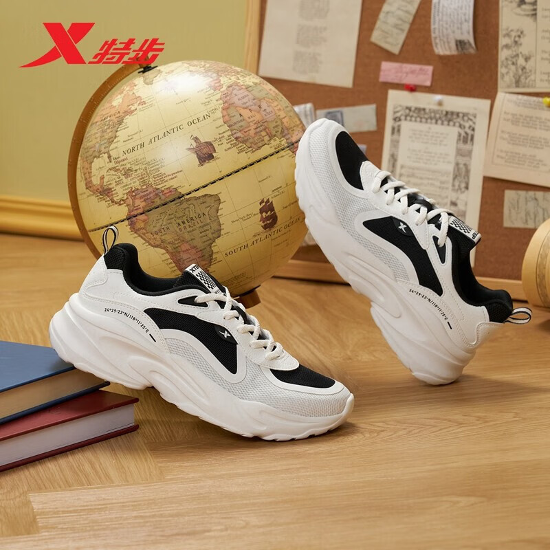 特步（XTEP）特步女鞋透气舒适运动鞋+凑单 62.78元包邮