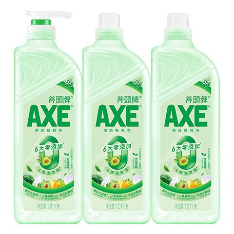 AXE 果蔬餐具净 金骏青梅 1.01kg*3瓶 29.9元（需用券）
