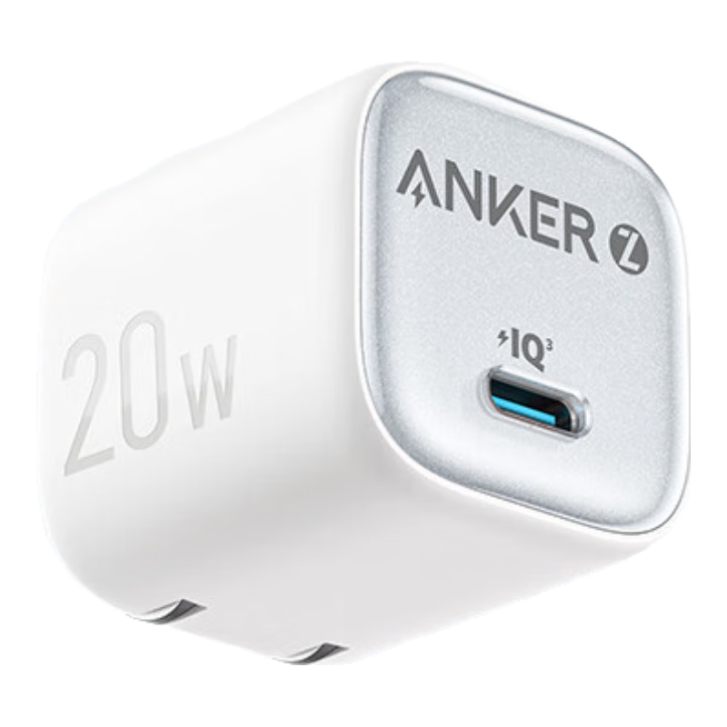 Anker 氮化镓PD20W 苹果充电器 单Type-C口 单头 白 20W 39.5元