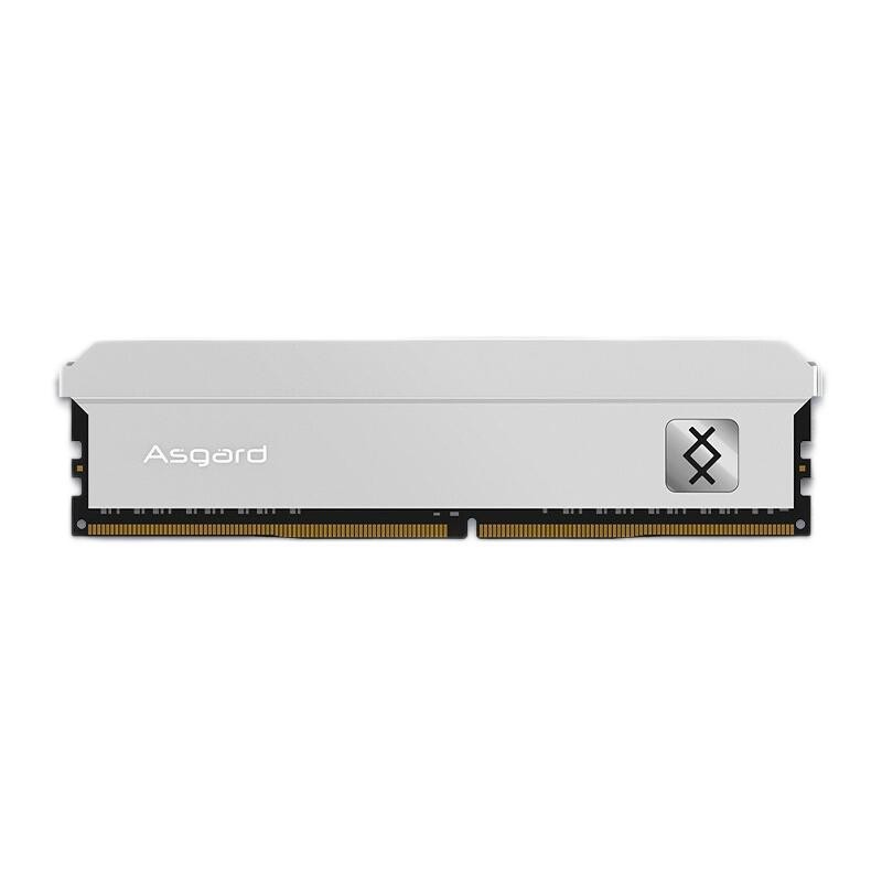 Asgard 阿斯加特 弗雷系列 钛银甲 DDR4 3600MHz 台式机内存 马甲条 白色 8GB 119元