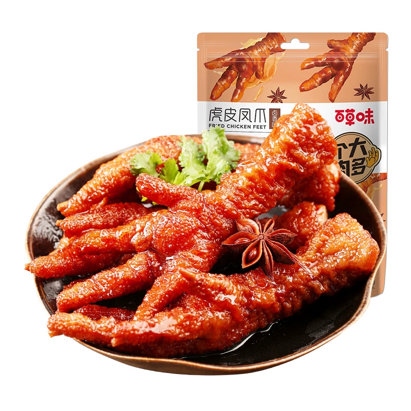 百草味 虎皮凤爪400g ￥25.9