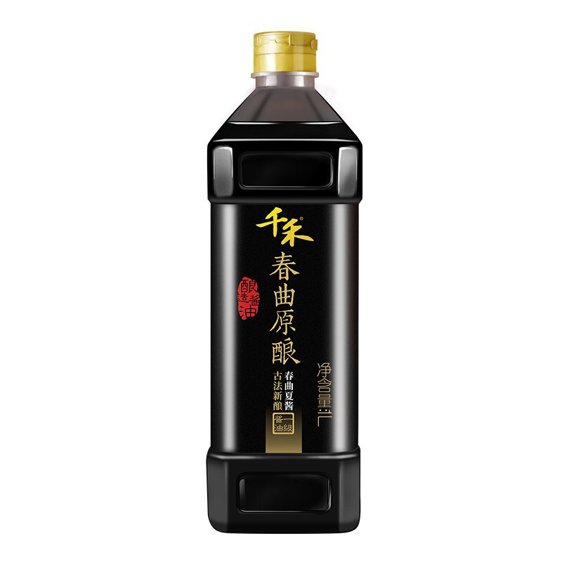 千禾 春曲原酿 零添加生抽 1L 4.95元