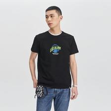 Lee 24早春新品标准版星球图案印花黑色男短袖T恤 268元