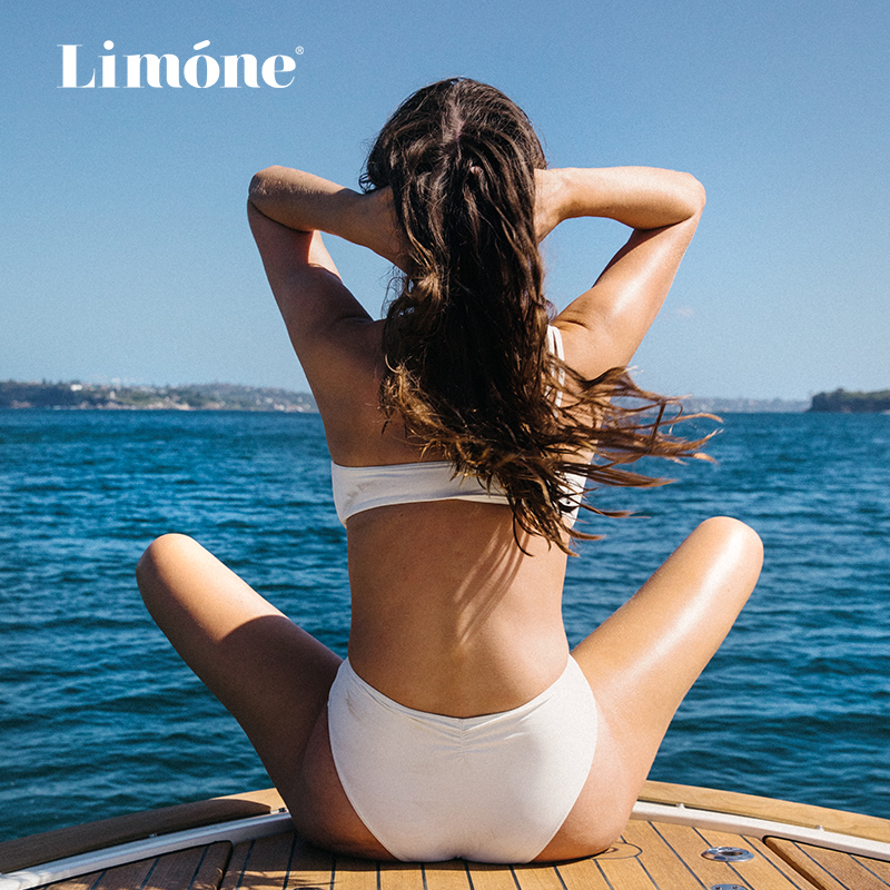 Limone 2022夏季新款单肩连体泳衣女性感显瘦度假 369元（需用券）