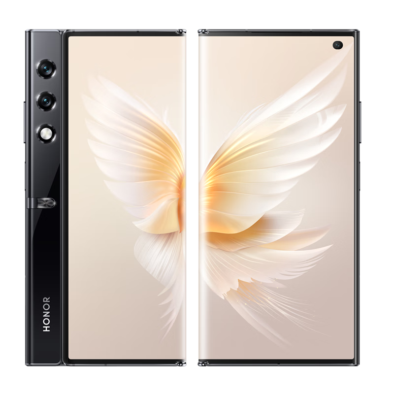 PLUS会员、百亿补贴：HONOR 荣耀V Purse 折叠屏手机 16GB+256GB 雅黑色/山茶金/冰