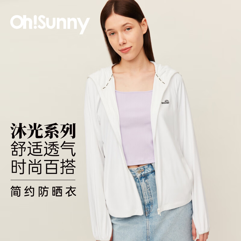 OhSunny 防晒衣女夏季皮肤衣韩版宽松长袖防紫外线 87.9元（需用券）