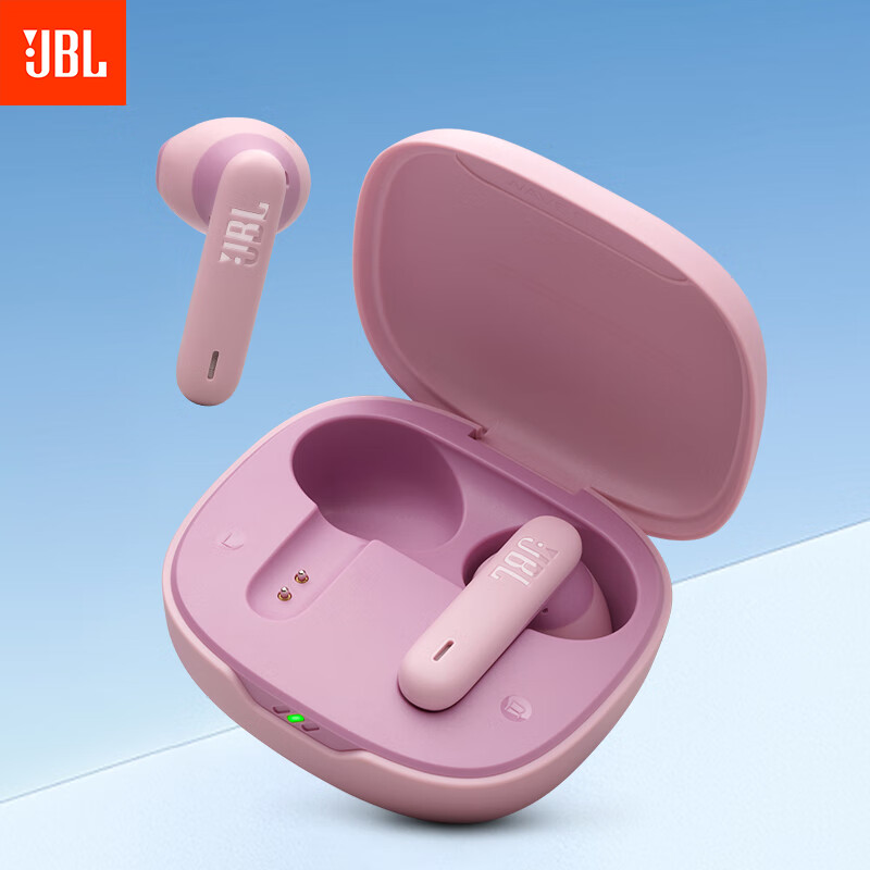 JBL 杰宝 WAVE FLEX 2 真无线蓝牙耳机 半入耳音乐耳机 通话降噪运动游戏带麦 