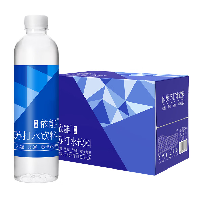 yineng 依能 锌强化苏打水无糖无汽500ml*15瓶 17.36元（需买3件，需用券）