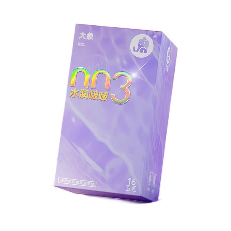 大象 003玻尿酸 水润啵啵安全套 16只 14.5元（需换购）