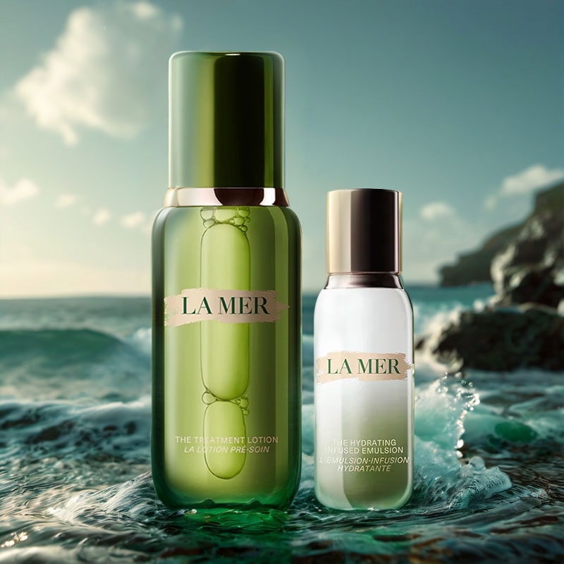 88VIP：LA MER 海蓝之谜 修护精萃水150ml+精萃乳50ml 1194.05元