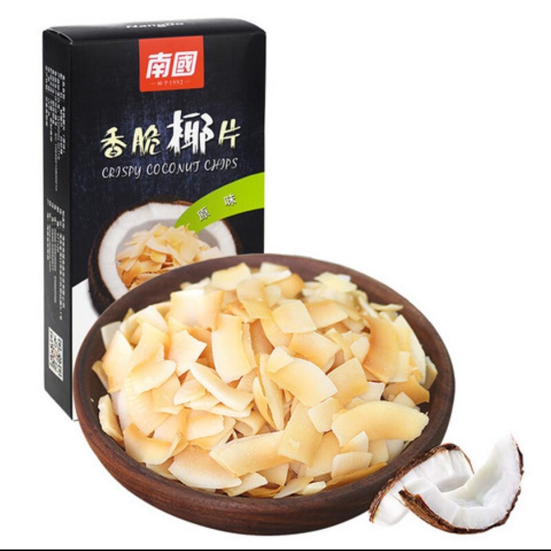 南国 香脆椰子片 60g*5盒 16.35元（主商品14.75元+凑单品，PLUS会员免邮）