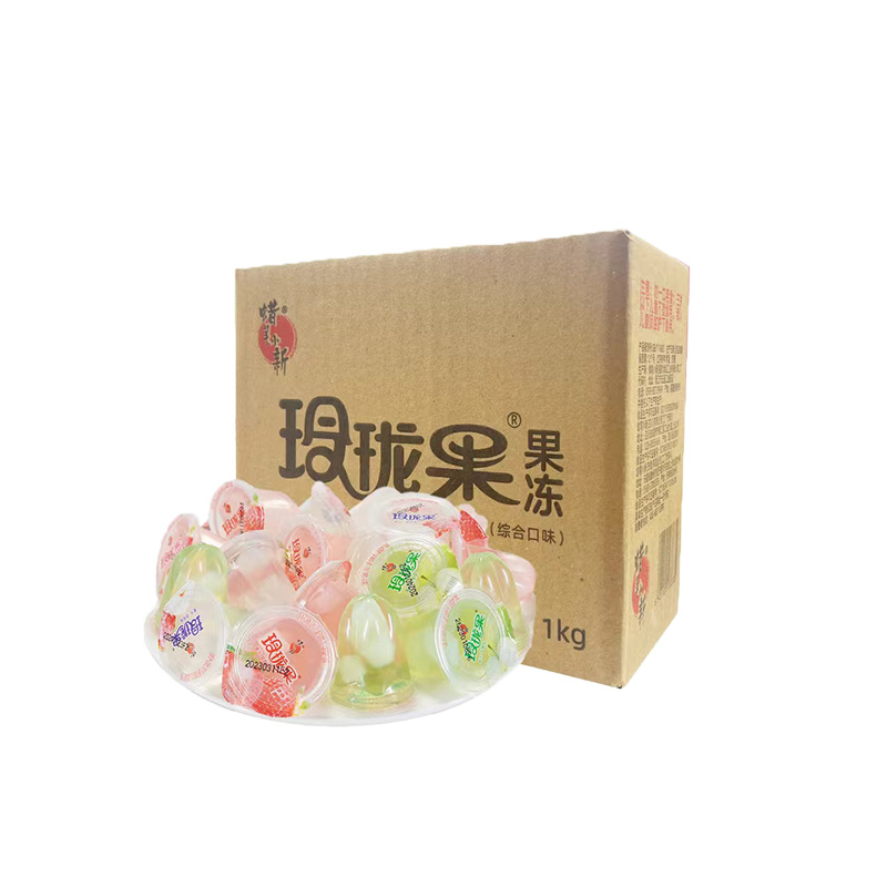 蜡笔小新 玲珑果果冻1kg 7.9元