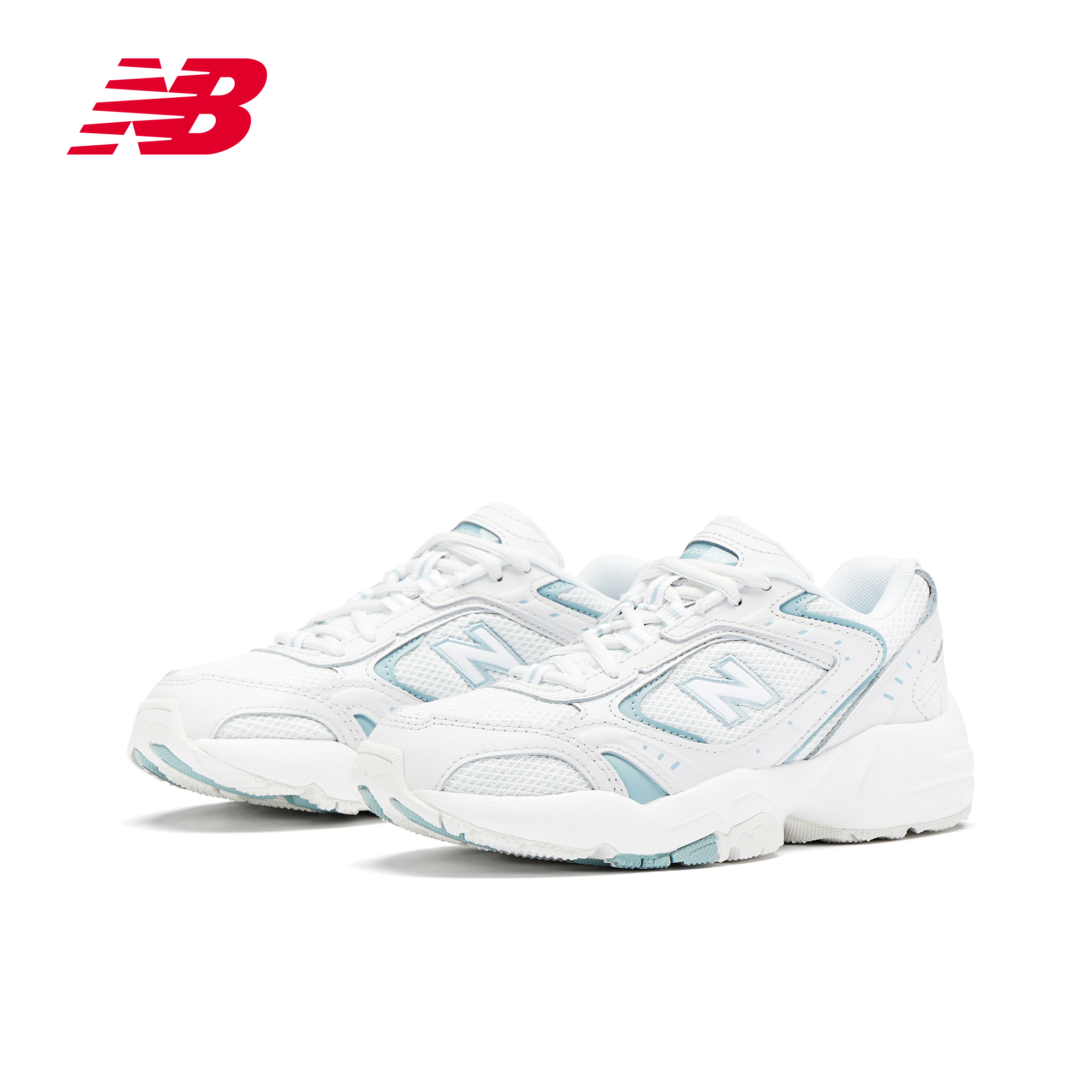 new balance NB奥莱 女款秋冬轻便通勤素色增高运动老爹鞋452 193.83元