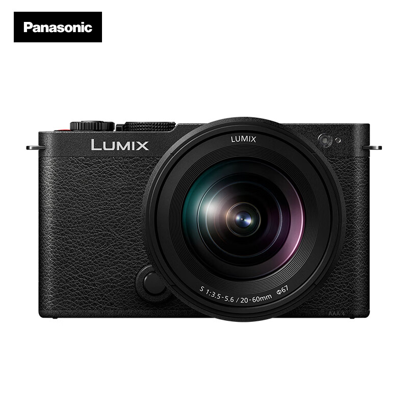 Panasonic 松下 LUMIX S9 全画幅 微单相机 黑色 S 20-60mm F3.5-5.6 单头套机 10399元