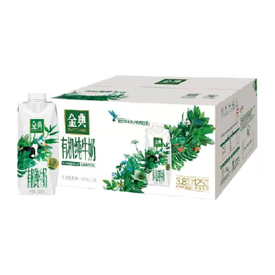 金典 有机梦幻盖纯牛奶 3.8g蛋白质 250ml×20盒 67.2元（点击详情页图片跳转超