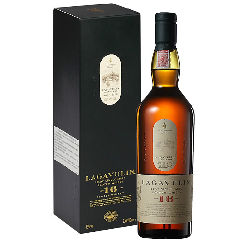 乐加维林 LAGAVULIN 16年 苏格兰 单一麦芽威士忌 43% 700ml 516元