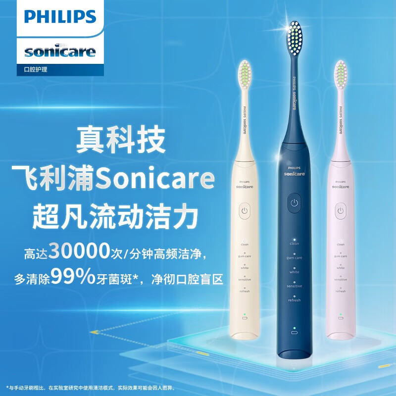 飞利浦 Sonicare声波震动牙刷系列 HX2471/03 电动牙刷 瑞思白 203.05元（需用券）