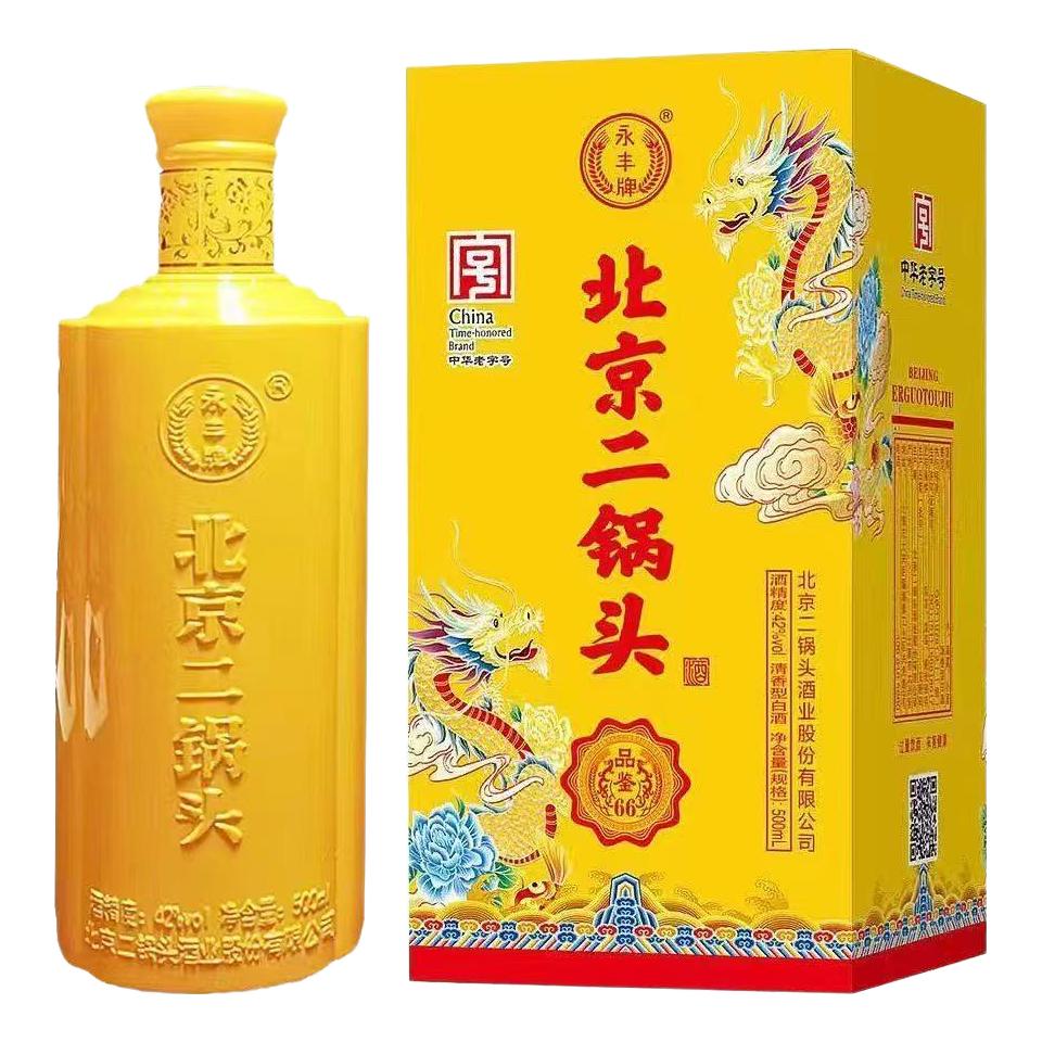 永丰牌 北京锅头龙坛 42度 清香型白酒500mL 礼盒装 18.17元