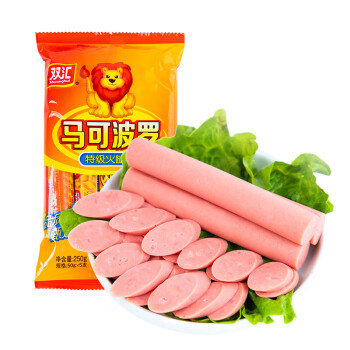 Shuanghui 双汇 马可波罗特级火腿肠60g油炸炒菜香肠方便食品开袋即食 60g*9支*1
