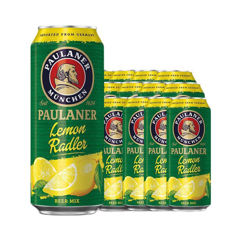 PAULANER 保拉纳 柠檬味精酿果啤 500ml*12罐 109元