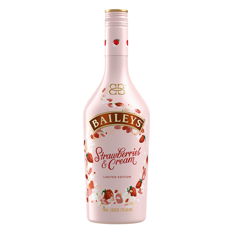 BAILEYS 百利甜酒 伏特加 草莓奶油味 17%vol 700ml 79元