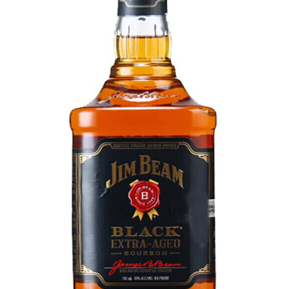JIM BEAM 金宾 黑牌 美国 波本威士忌 43%vol 700ml 85.2元