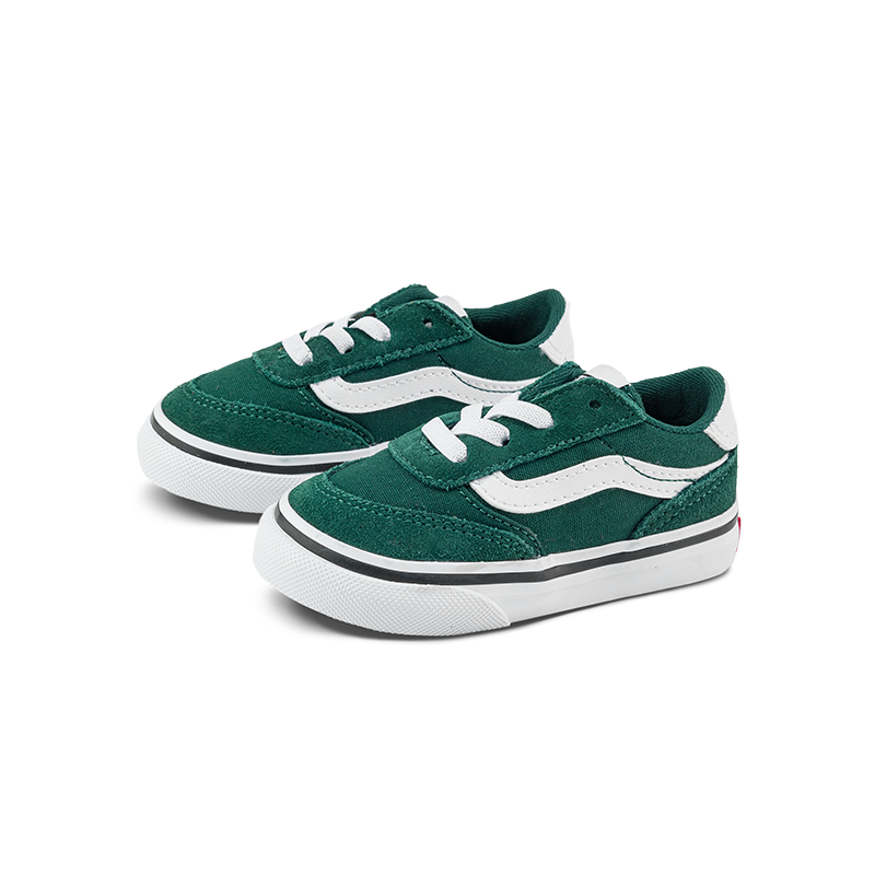 VANS 童鞋官方 Brooklyn LS Slip-On复古一脚蹬小童板鞋 159元(需用券)