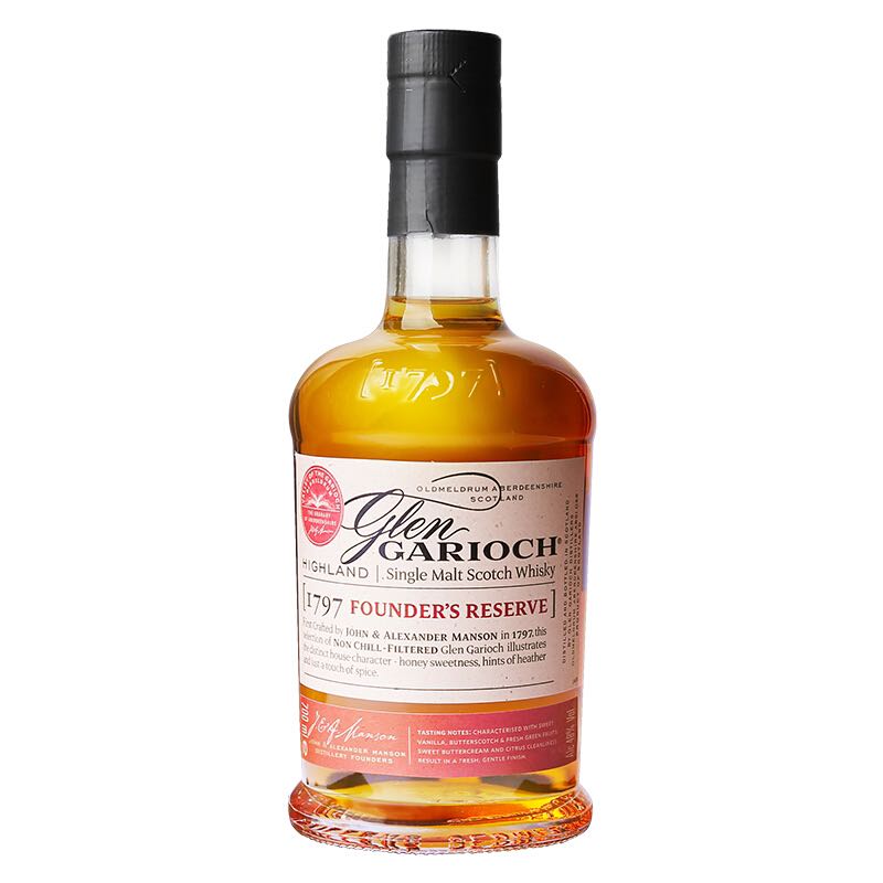 Glen Garioch 格兰盖瑞 1797创立者纪念版 单一麦芽 苏格兰威士忌 48%vol 700ml 单瓶