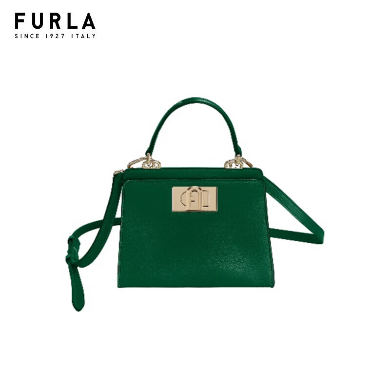 plus会员：芙拉（FURLA）Furla女士手提包WB00677 深绿色 mini 634.05元包邮（需领券