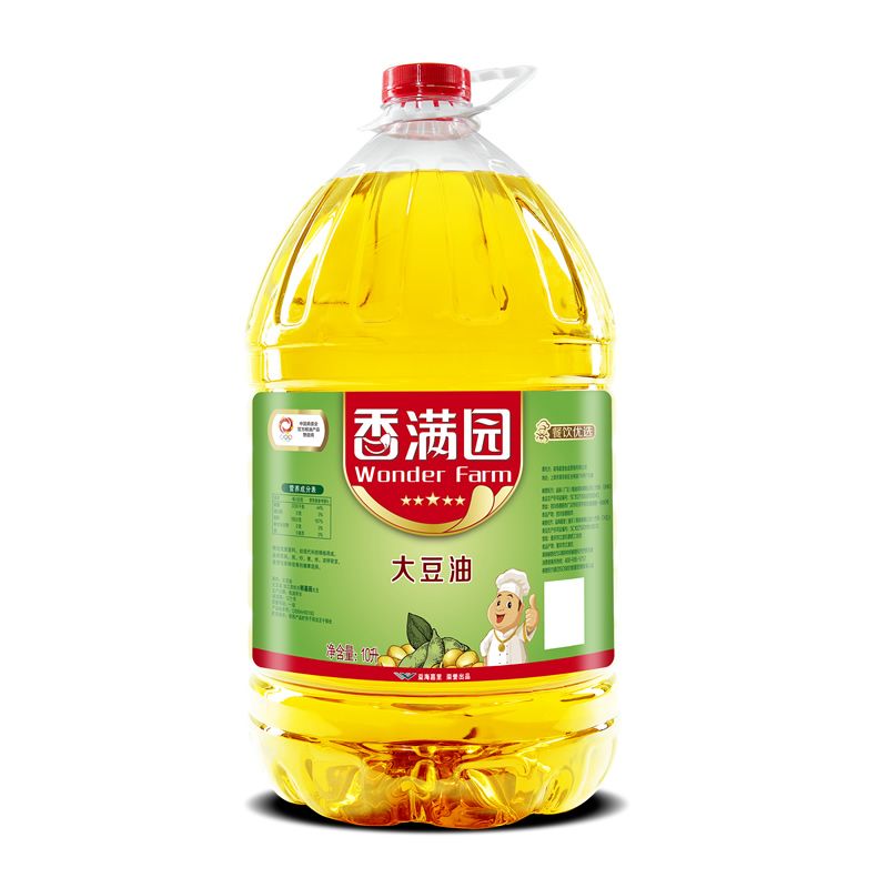 香满园 大豆油10L*2商用家庭用食用油 155.4元