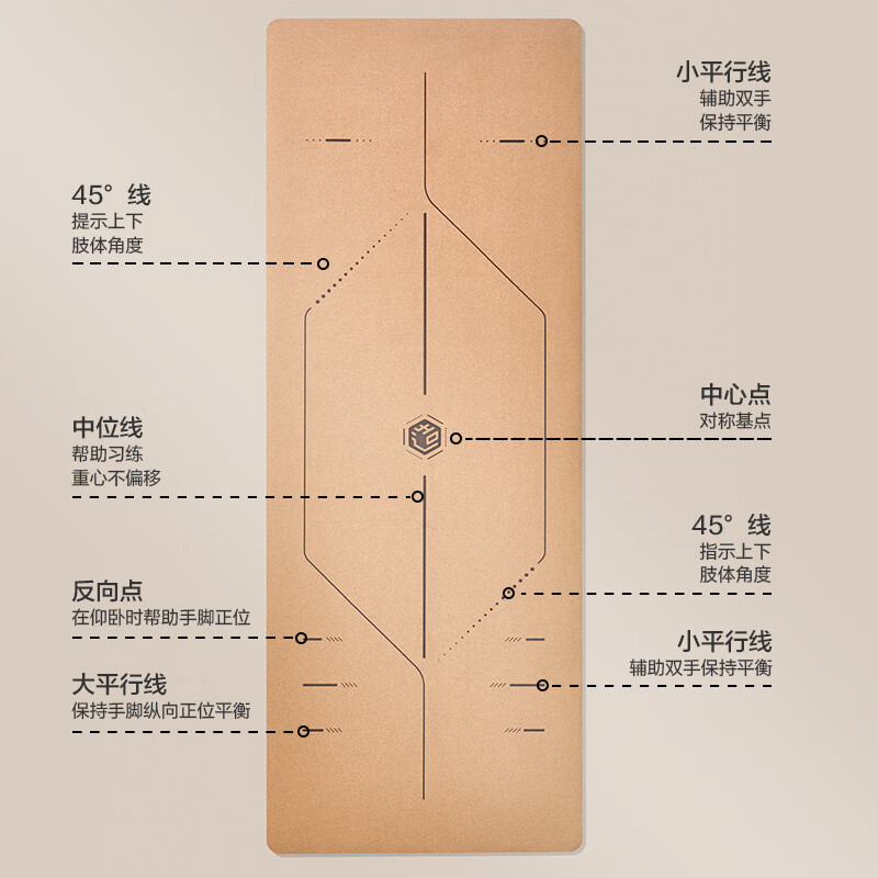 京东京造 天然软木瑜伽垫 RM-001 159元包邮（需用券）