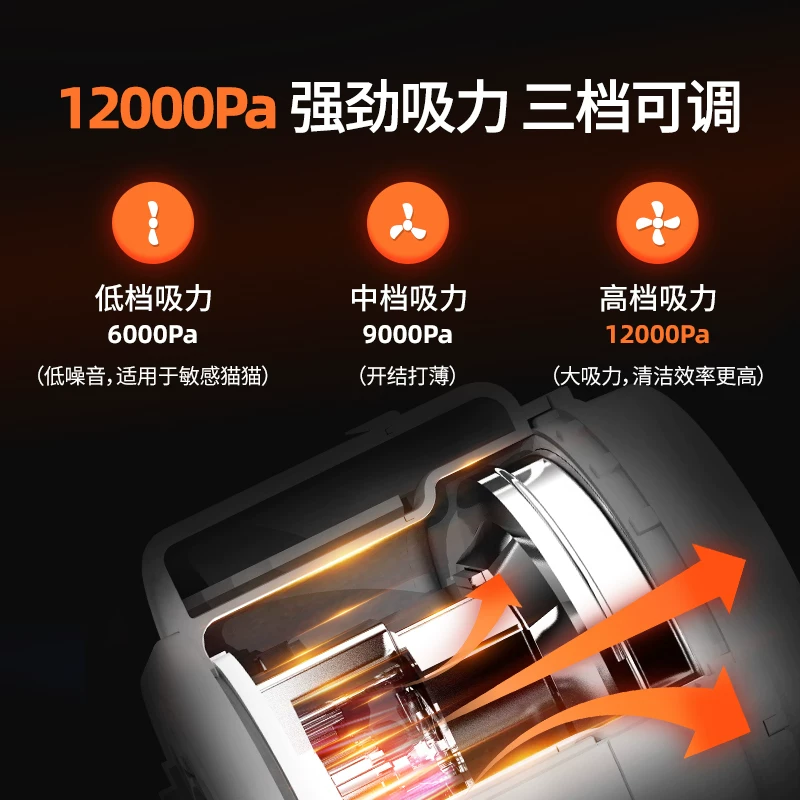 air robo 宠物多功能理毛器剃毛器吸毛器狗狗猫咪电动吸毛器电推剪 374元 - 线报酷