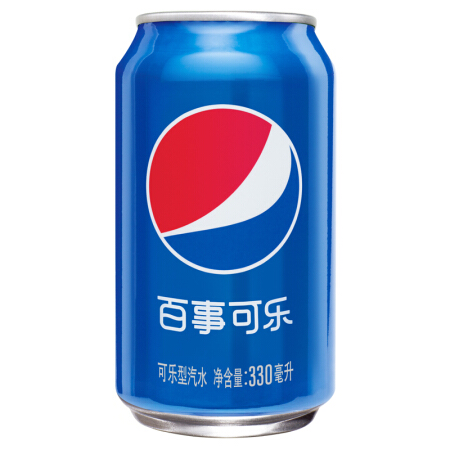 pepsi 百事 可乐 Pepsi 汽水 碳酸饮料 330ml*24听 新老包装随机发货 45.9元