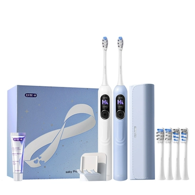 88VIP：舒客 电动牙刷G5Pro+刷头*2个赠:牙膏20g*1+牙线棒20支 139.52元包邮+953淘金