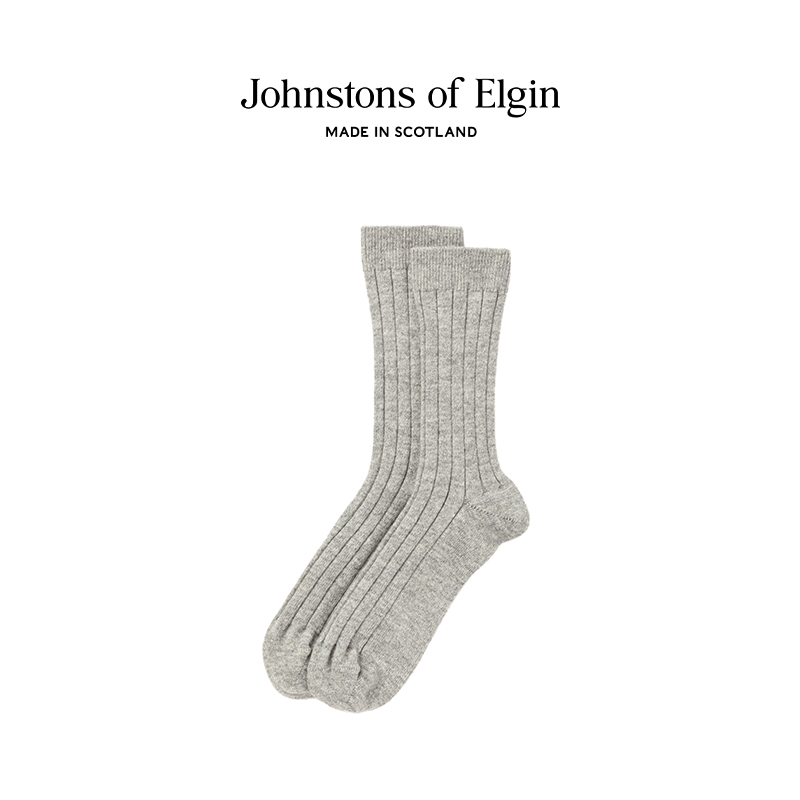 Johnstons of Elgin 男士混纺羊绒袜长筒羊毛袜礼盒 468.95元