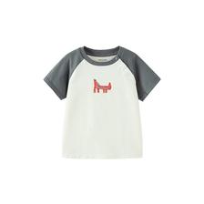 88VIP：mini balabala 迷你巴拉巴拉 儿童运动短袖T恤 34.1元